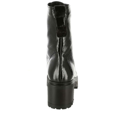 Pre-owned All Black Brillante Women's Boot In Nero/patent