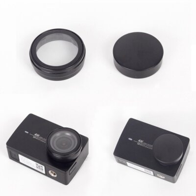 UV Lens Cap Ring Cover Case Protective for Xiaomi Yi 4K 2 / 4K Plus Camera 