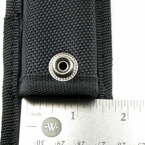 4Pcs/set Hard Boxed Reinforced Nylon Belt Sheath for 5" Folding Knife Black USA