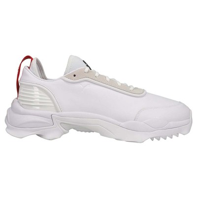 

Мужские белые кроссовки Puma Ferrari Nitefox Gt Lace Up Повседневная обувь 306807-02, Белый, Puma Ferrari Nitefox Gt Lace Up