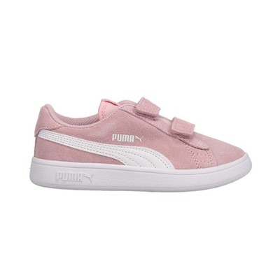 

Puma Smash V2 Suede Slip On Youth Girls Размер 2,5 м Кроссовки Повседневная обувь 365177, Белый, Puma Smash V2 Suede Slip On Youth