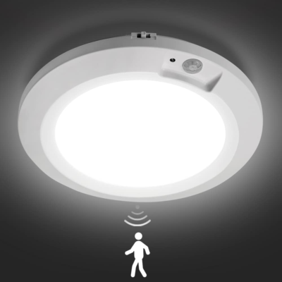 Wireless Motion Sensor Ceiling Light Battery Powered Indoor Lighting Bright LED