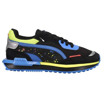 

Молодежные кроссовки Puma City Rider Laser Tag на шнуровке для мальчиков, размер 7 M, повседневная обувь, 385, Черный, Puma City Rider Laser Tag Lace Up Youth