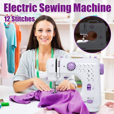 Electric Sewing Machine Portable Crafting Mending Machine 12 Built-In Stitches~