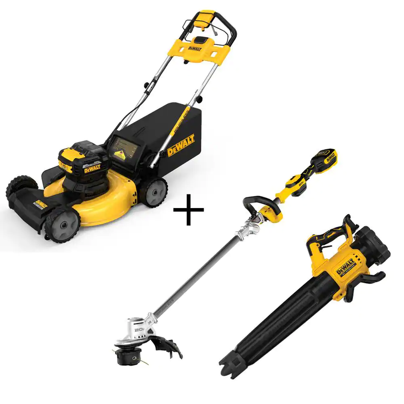 Cordless Battery Walk behind Self Propelled Mower String Trimmer Blower Tools