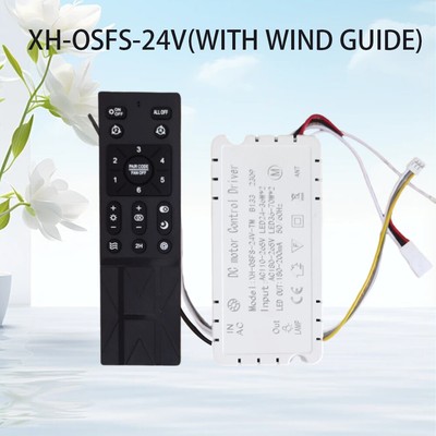 Ceiling Fan Light Frequency Conversion RemoteControl 6speed Receiving Controller