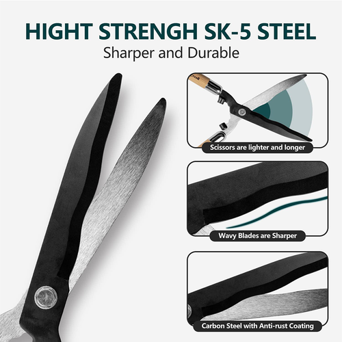 Berry&Bird Garden Pruning Shears Manual Hedge Clippers Loppers and Pruners 30''