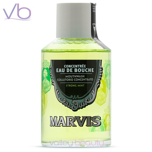 MARVIS Eau De Bouche Strong Mint Mouthwash with Sparkling Peppermint Sensation