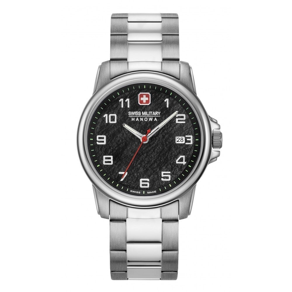 Pre-owned Swiss Military Hanowa Swiss Made Blue Dial Watch Sapphire 06-5231.7.04.007