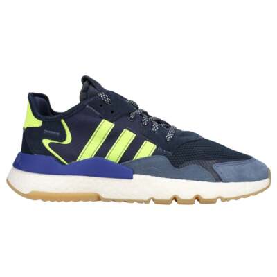

Adidas Nite Jogger Мужские кроссовки Размер 11,5 D Повседневная обувь EG2956, Blue;yellow, adidas Nite Jogger