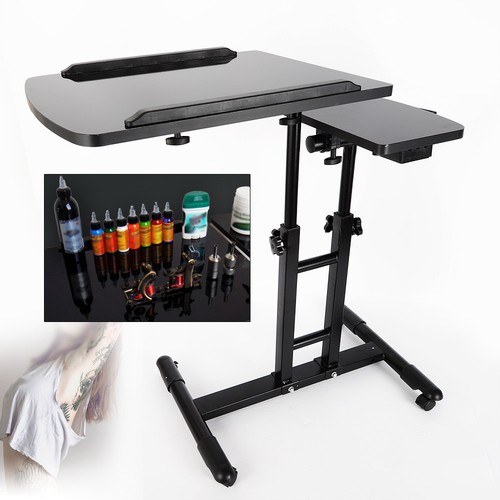 Tattoo WorkStation Adjustable Tattoo Tray Rolling Mobile Work Station