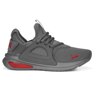 Puma Softride Enzo Evo Lace Up  Youth Boys Grey Sneakers Casual Shoes 38705205