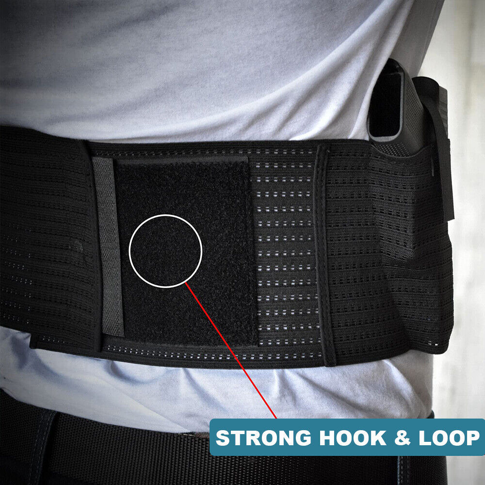 Breathable Belly Band Holster for Concealed Carry Double Pistol Hand Gun Holster