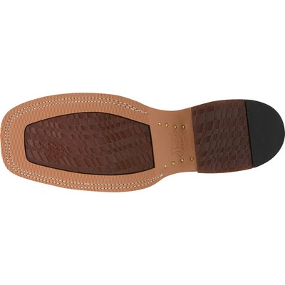 JUSTIN BOOTS JUSTIN BOOTS CADDO SQUARE TOE COWBOY MENS BROWN DRESS BOOTS BR776