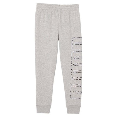 Брюки Puma Fleece Joggers Youth Boys Серые повседневные спортивные штаны 857257-01