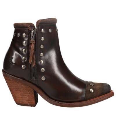 

Justin Boots Nashville Russett Ботинки на молнии Женские коричневые повседневные ботинки RML123, Коричневый, Justin Boots Nashville Russett Zippered Booties