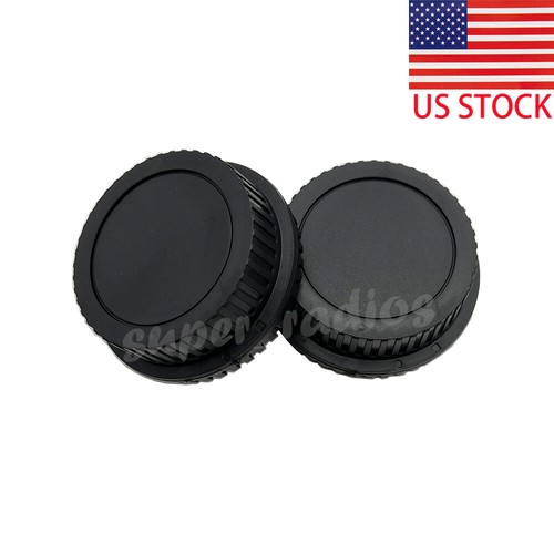 4pcs Rear Lens Cover + 4pcs Camera Body Front Cap for Canon EOS EF DSLR SLR Lens
