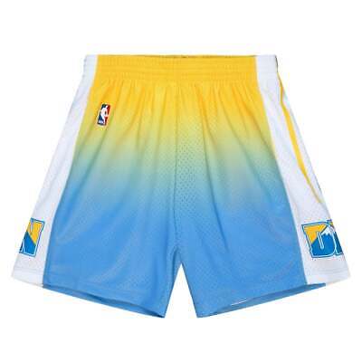 

Мужские шорты Mitchell - Ness Fadeaway Swingman 2006 года, размер , спортивные повседневные нижние части, Blue;yellow, Mitchell - Ness Fadeaway Swingman Shorts 2006