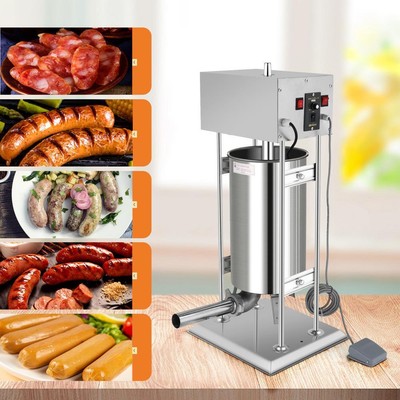 ROVSUN 15L Electric Sausage Stuffer Maker Commercial Sausage Filler Vertical New