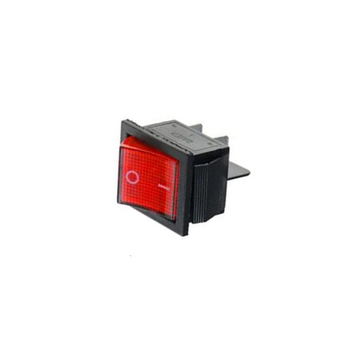 2 PCS Red Button On-Off 4 Pin DPST Boat Rocker Switch For 16A 250V 20A 125V AC