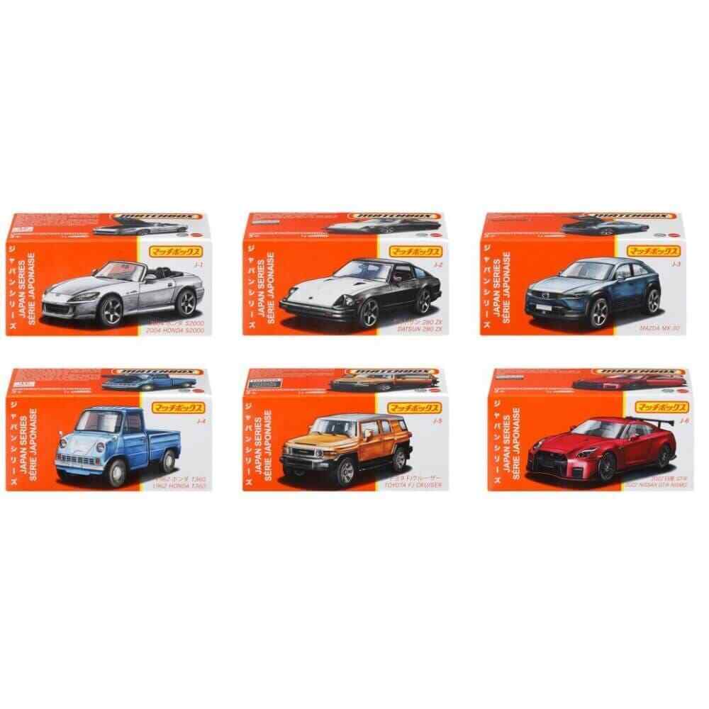 LOT OF 6 2022 Matchbox Japan Series Assortment Set of 6 Car