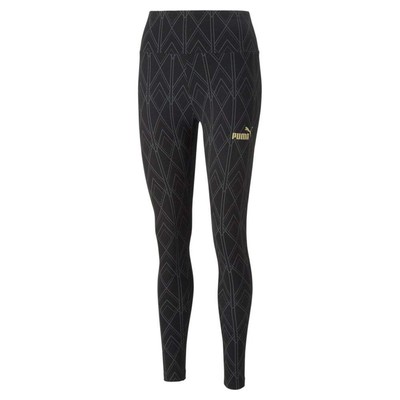 

Леггинсы Puma Power Deco Glam женские черные спортивные повседневные 67175901, Черный, Puma Power Deco Glam Leggings