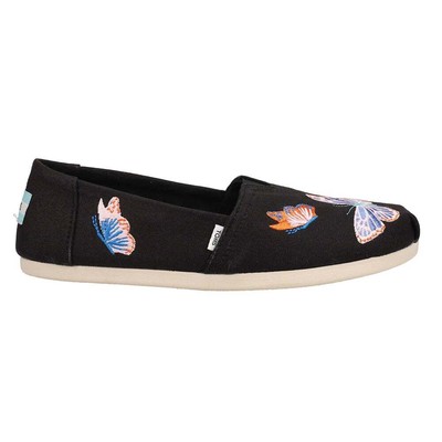 

Черные женские повседневные туфли без шнуровки TOMS Alpargata 10017963T, Черный, TOMS Alpargata Slip On
