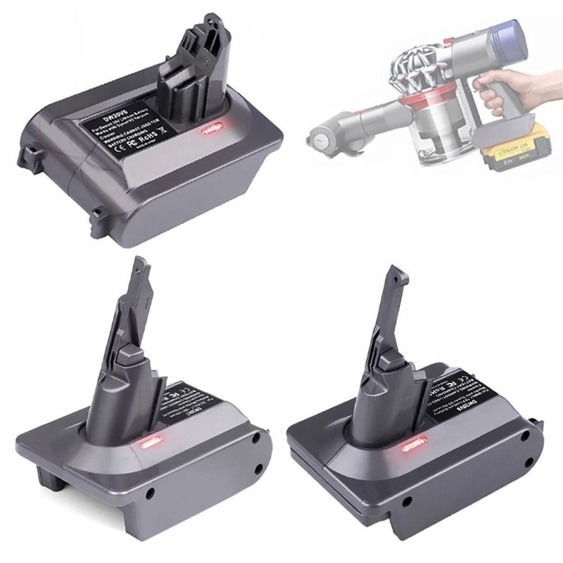 Battery Adapter Li-ion Battery Power Supply Battery Converter For Dyson|Makita