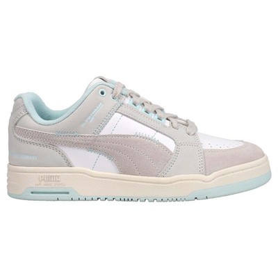 

Женские серо-белые кроссовки на шнуровке Puma Slipstream Lo, повседневная обувь 38, Grey;white, Puma Slipstream Lo Stitched Lace Up
