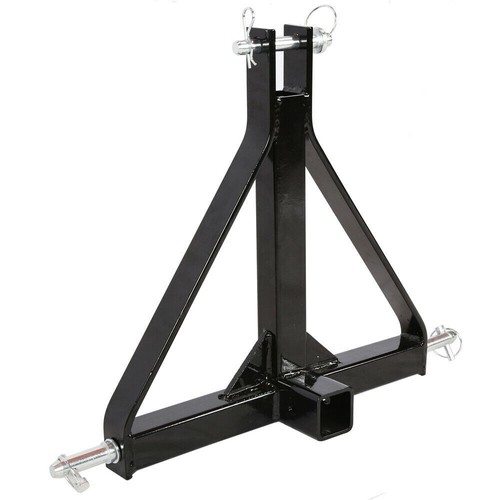 New For Category 1 Tractor Tow Drawbar Adapter 3 Point 2" Receiver Trailer Hitch