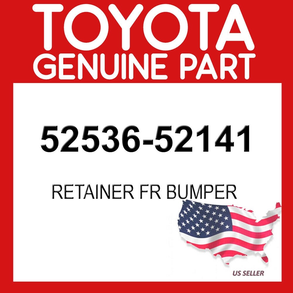UPPER LH 52563-35040 Toyota OEM Genuine RETAINER REAR BUMPER
