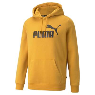 

Puma Ess Logo Pullover Hoodie Mens Size  Повседневная верхняя одежда 586687-37, Желтый