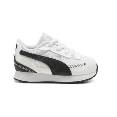 Белые кроссовки для маленьких мальчиков Puma Road Rider на шнуровке, повседневная обувь 39729604