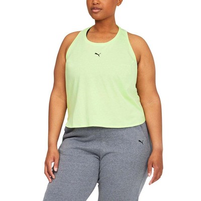 

Майка Puma TriBlend Training Pl женская зеленая повседневная спортивная 522615-36, Зеленый
