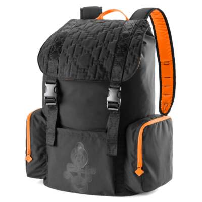 

Puma Pronounce X Рюкзак мужской размер  Travel Casual 077911-01, Black;orange, Puma Pronounce X Backpack
