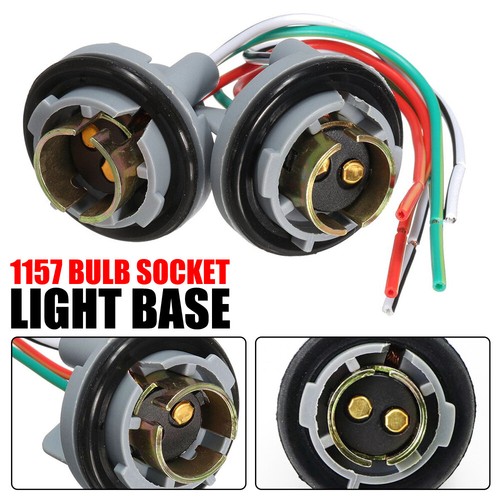 1157 LED Bulbs Socket Holder Car Turn Signal Tail Stop Rear Brake Light Base