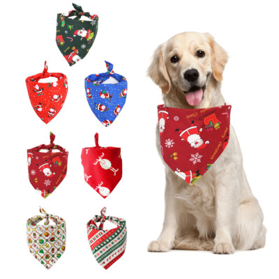 New Xmas Christmas Pet Dog Bandana Collar- Adjustable Cat Pet Neckerchief New Xmas Christmas Pet Dog Bandana Collar- Adjustable Cat Pet Neckerchief