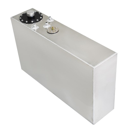 64L/17 Gallon Top-Feed race/drift Fuel Cell Gas Tank+Level Sender  Slim Aluminum