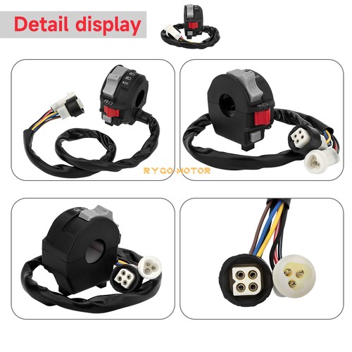 Start Stop Switch & Ignition Key Switch for Yamaha Moto 4 YFM225 YFM250 YFM350