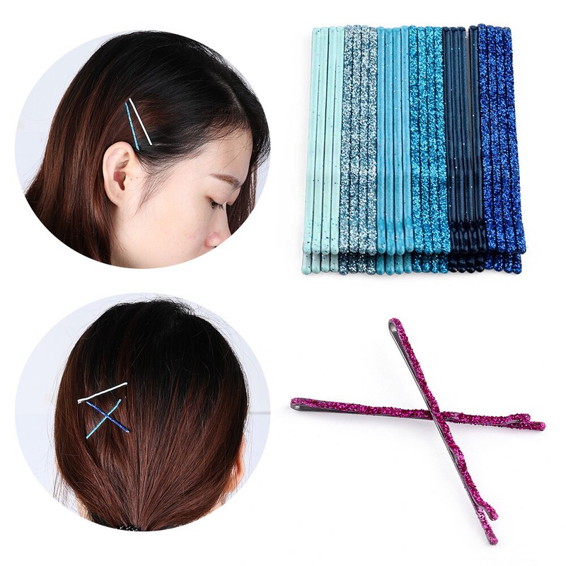 Tools Women Fashion Glitter Bobby Pins Wavy Hair Clips Barrettes