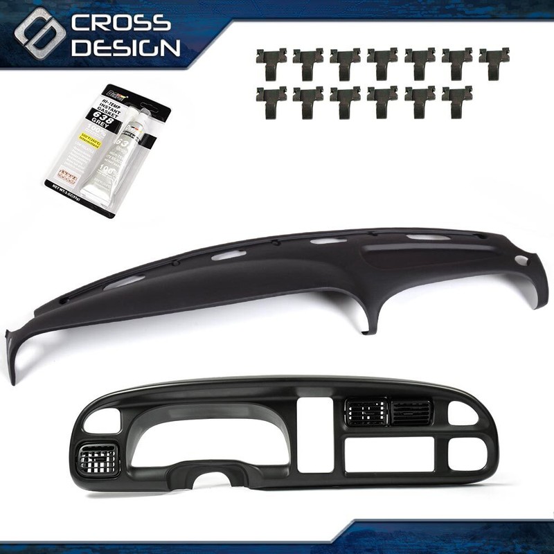 Dashboard Dash Bezel & Dash Cover Fit For 98-02 Dodge