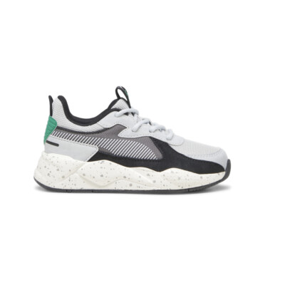 Puma RsX Уличные панк-молодежные кроссовки на шнуровке для мальчиков серого цвета, повседневная обувь 39255801