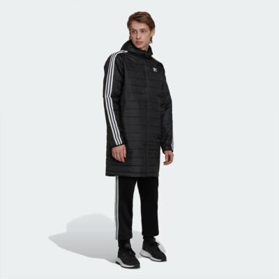 

adidas Originals Пуховик Мужской черный, adidas Originals Padded Coat