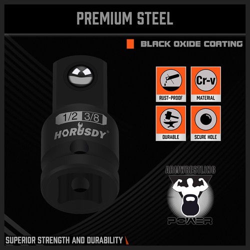 5PC Air Impact Socket Adapter Reducer Set Ratchet 1/4" 3/8" 1/2" 3/4" Drive Tool