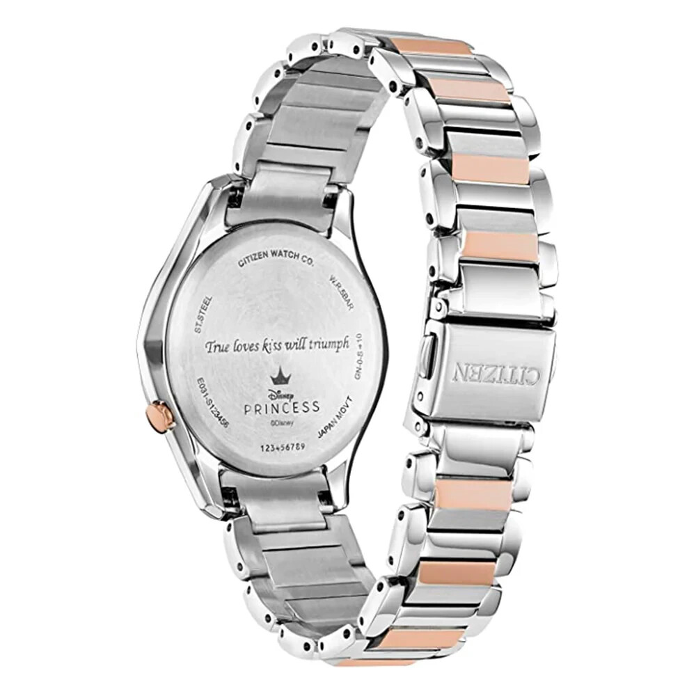 Pre-owned Citizen Em0594-53w 'sleeping Beauty' Aurora Disney Princess Diamond Women's Watch