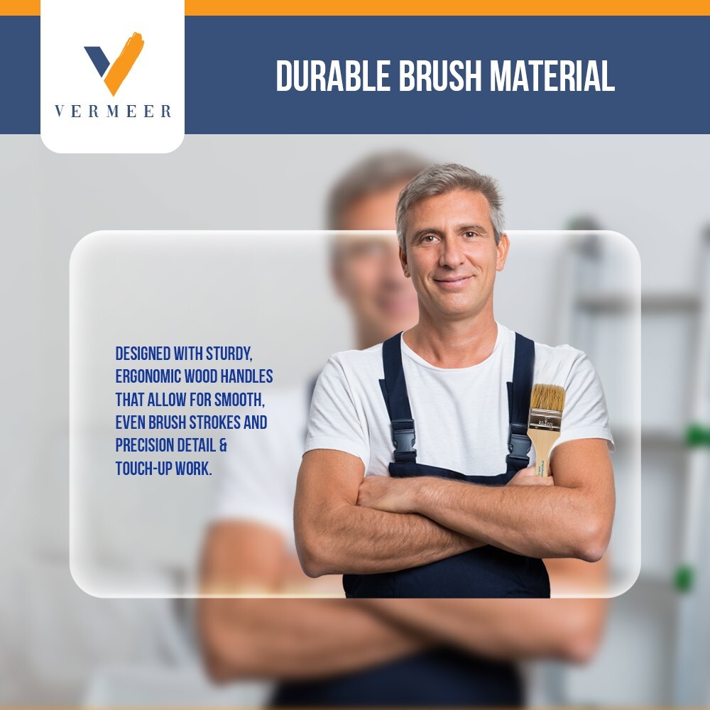 12Pk - 2" Chip Brushes for Paints, Stains, Varnishes, Glues & Gesso