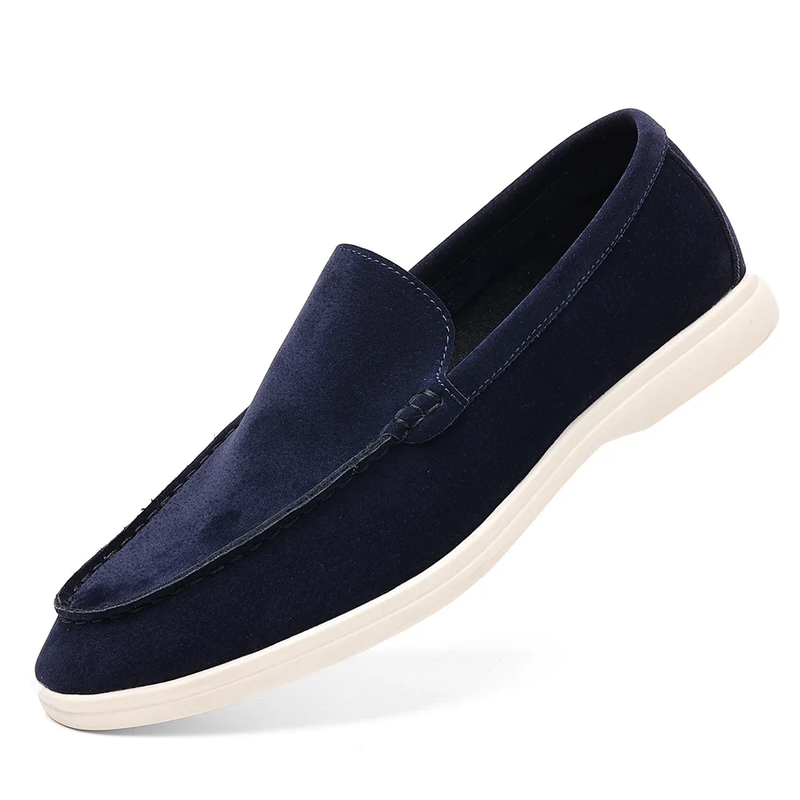 Classic Moccasins Dress Shoes Men Suede Leather Shoes Loafers Formal Wedding
