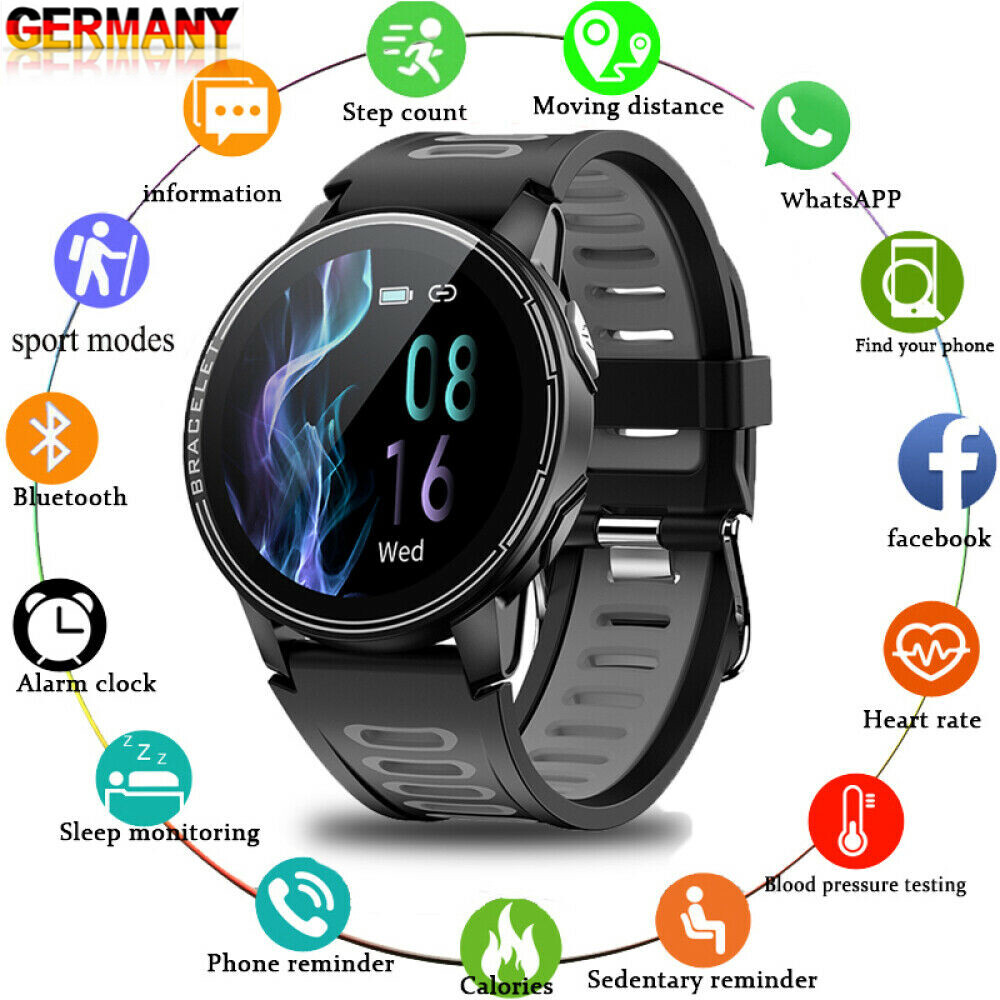 Aursen Smartwatch Sport Fitness Armband Pulsuhr Blutdruck Blutsauerstoff Ip68 For Sale Online Ebay