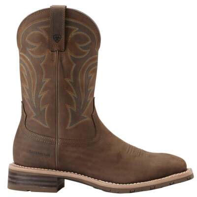 Мужские коричневые повседневные ботинки Ariat Hybrid Ranchero Square Toe Cowboy 10014067