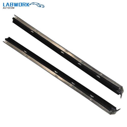 Black Window Molding Trim  Weatherstrip Seal Belt 2PC Fit For 99-11 Ford Ranger